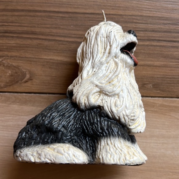 Sheepdog Wax Candle 4 1/2”H Figurine - Picture 4 of 5